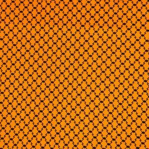 Midnight Haunt Orange & Black Checkerboard Geometric by Andover Fabrics - 1 Yard